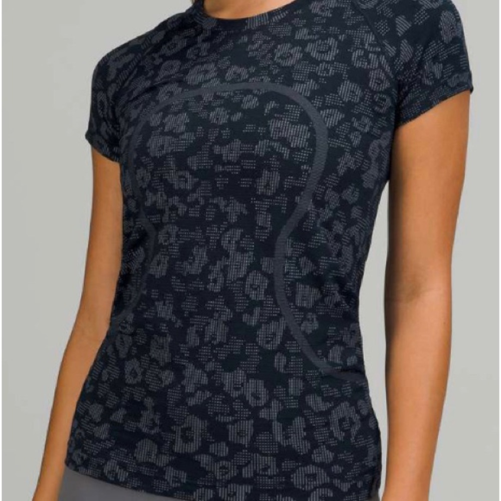 ISO!! lululemon leopard print swiftly tech